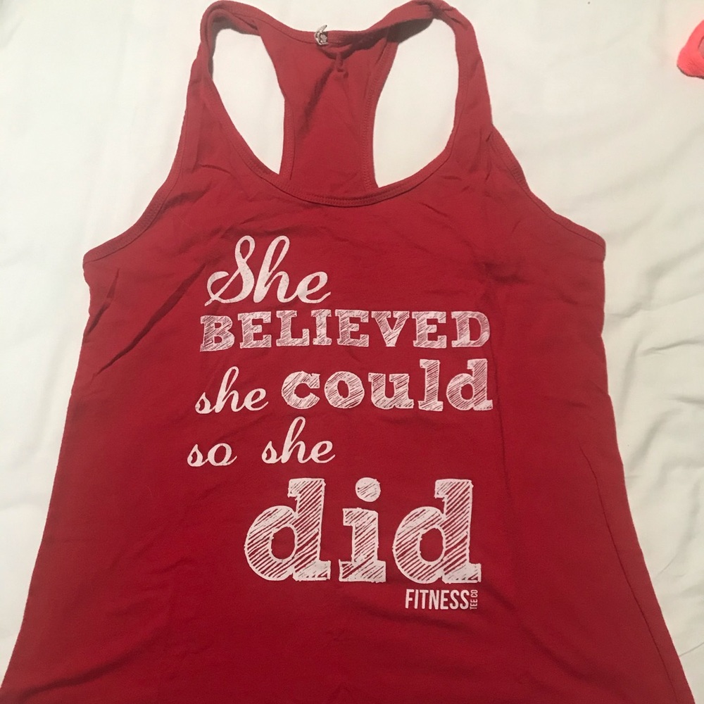Fitness tee co workout tank